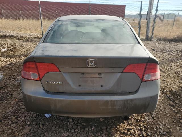 2HGFA16508H516755 - 2008 HONDA CIVIC LX GRAY photo 6