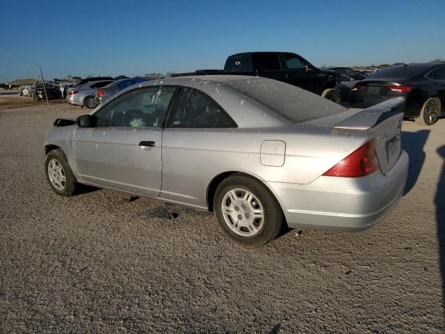 1HGEM21521L074585 - 2001 HONDA CIVIC LX GRAY photo 2