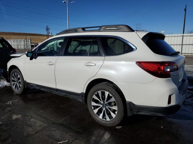 4S4BSBNC6F3268099 - 2015 SUBARU OUTBACK 2.5I LIMITED WHITE photo 2