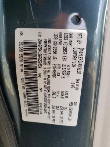 2A4GP54L96R652054 - 2006 CHRYSLER TOWN & COU TOURING ტურკოუსი ფოტო 13