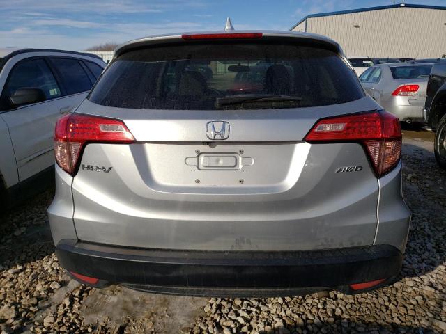 3CZRU6H56GM759414 - 2016 HONDA HR-V EX SILVER photo 6