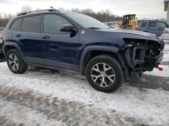 1C4PJMBS8EW278778 - 2014 JEEP CHEROKEE TRAILHAWK BLUE photo 4