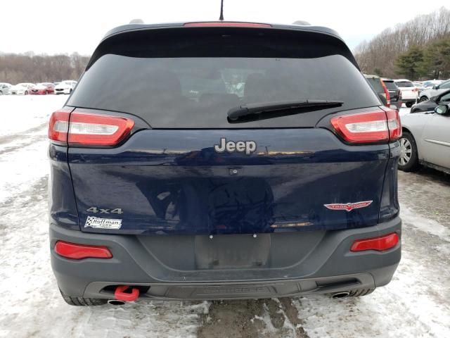 1C4PJMBS8EW278778 - 2014 JEEP CHEROKEE TRAILHAWK BLUE photo 6