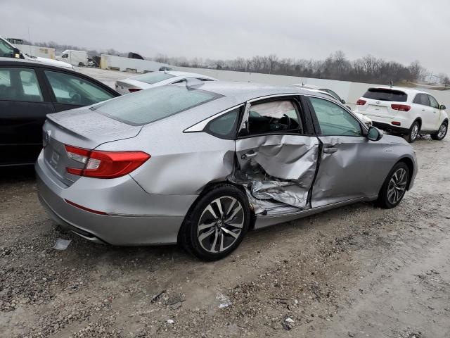 1HGCV3F49MA002471 - 2021 HONDA ACCORD HYBRID EX SILVER photo 3