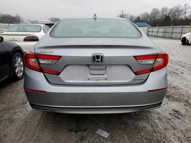 1HGCV3F49MA002471 - 2021 HONDA ACCORD HYBRID EX SILVER photo 6