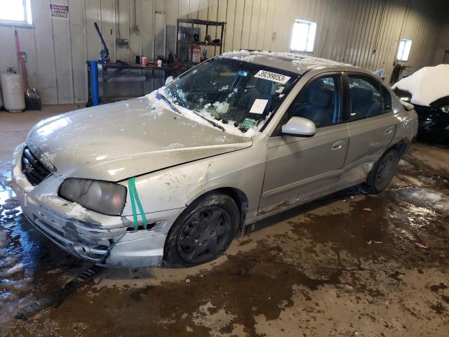 KMHDN46D24U719300 - 2004 HYUNDAI ELANTRA GLS SILVER photo 1