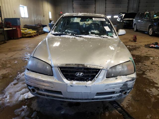 KMHDN46D24U719300 - 2004 HYUNDAI ELANTRA GLS SILVER photo 5