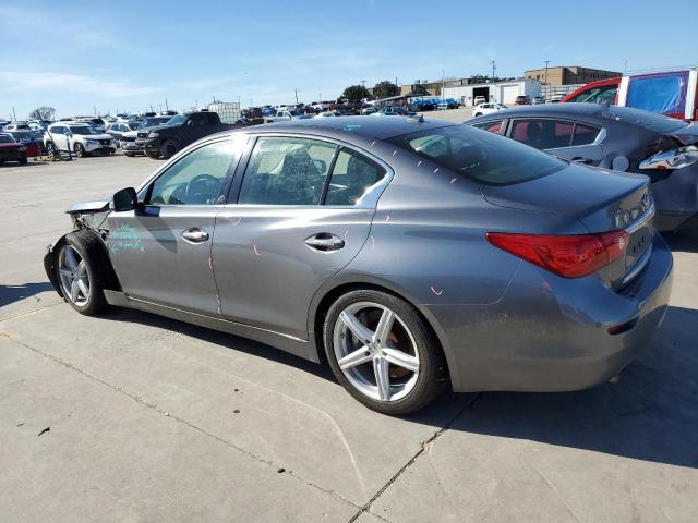 JN1AV7AP7EM692111 - 2014 INFINITI Q50 HYBRID PREMIUM GRAY photo 2