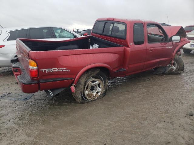 5TEWN72N83Z200125 - 2003 TOYOTA TACOMA XTRACAB RED photo 3