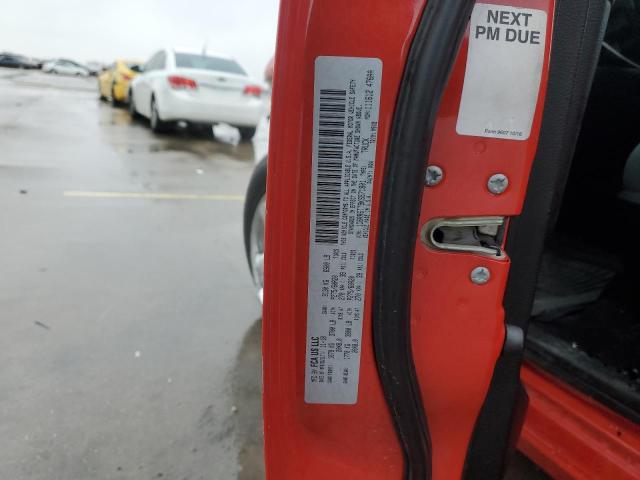 1C6RR6TT9KS571801 - 2019 RAM 1500 CLASS SLT წითელი ფოტო 12