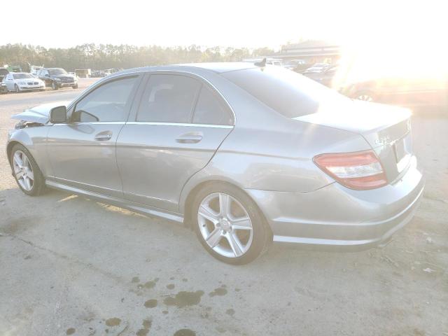 WDDGF81X48F180315 - 2008 MERCEDES-BENZ C 300 4MATIC SILVER photo 2