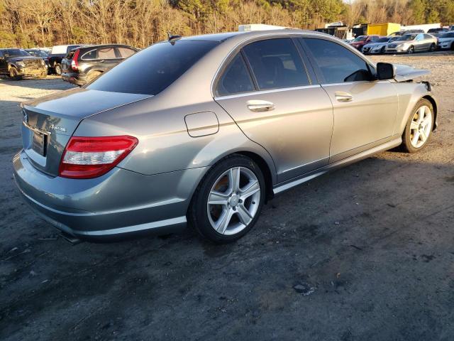 WDDGF81X48F180315 - 2008 MERCEDES-BENZ C 300 4MATIC SILVER photo 3