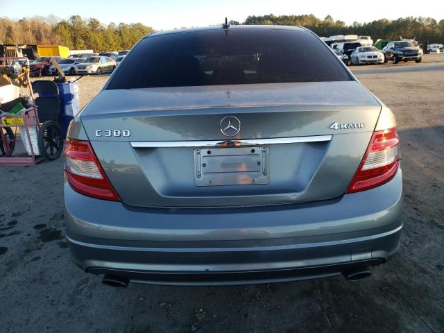 WDDGF81X48F180315 - 2008 MERCEDES-BENZ C 300 4MATIC SILVER photo 6