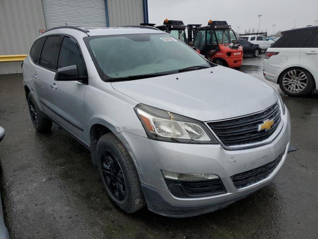 1GNKRFED2EJ354592 - 2014 CHEVROLET TRAVERSE LS SILVER photo 4