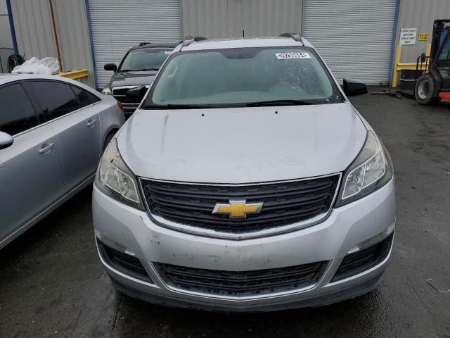 1GNKRFED2EJ354592 - 2014 CHEVROLET TRAVERSE LS SILVER photo 5