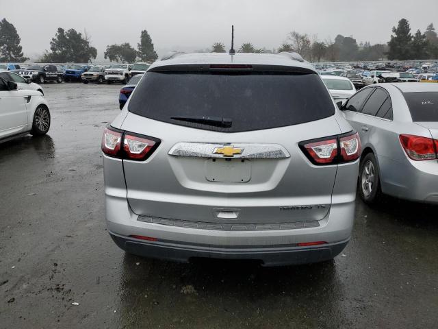 1GNKRFED2EJ354592 - 2014 CHEVROLET TRAVERSE LS SILVER photo 6