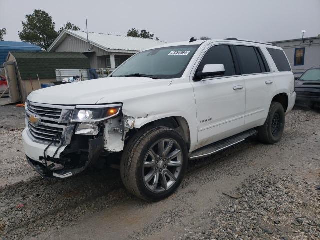 1GNSKCKC7FR263559 - 2015 CHEVROLET TAHOE K1500 LTZ WHITE photo 1