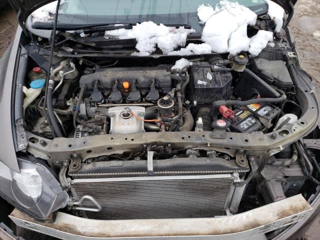 2HGFA1F60AH526426 - 2010 HONDA CIVIC LX-S GRAY photo 11
