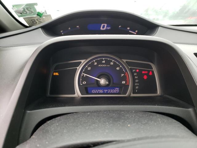 2HGFA1F60AH526426 - 2010 HONDA CIVIC LX-S GRAY photo 9