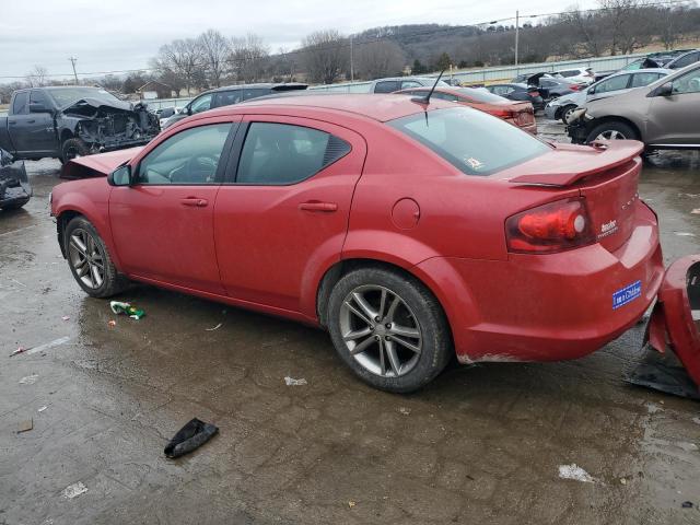 1C3CDZAG4DN504789 - 2013 DODGE AVENGER SE RED photo 2