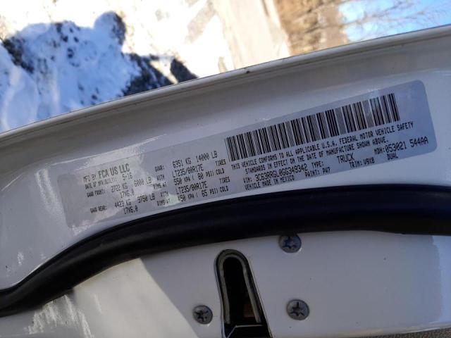 3C63RRGL0GG349342 - 2016 RAM 3500 ST WHITE photo 12