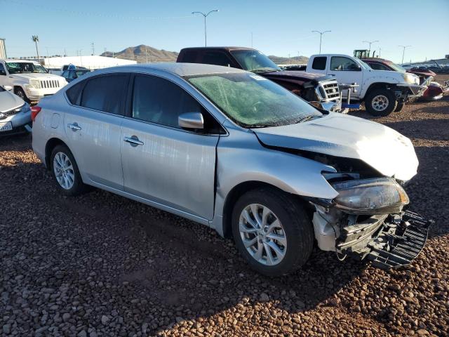 3N1AB7AP7KY425911 - 2019 NISSAN SENTRA S SILVER photo 4