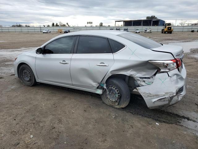 3N1AB7AP6HY334718 - 2017 NISSAN SENTRA S SILVER photo 2