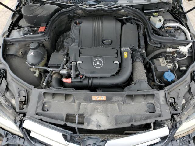 WDDGJ4HB3CF749889 - 2012 MERCEDES-BENZ C 250 BLACK photo 11