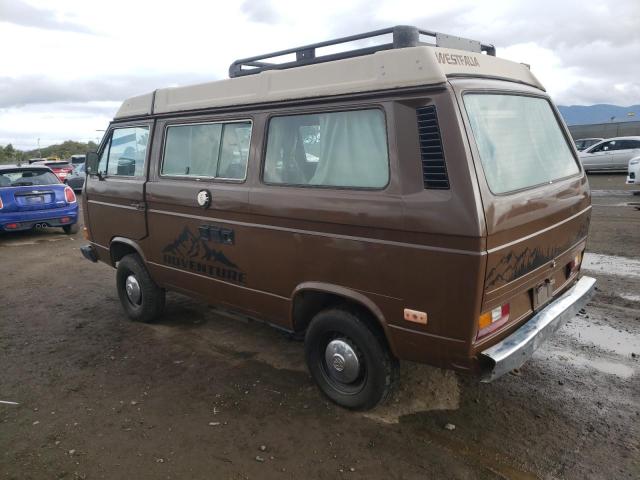 WV2ZB0254FH032469 - 1985 VOLKSWAGEN VANAGON CAMPMOBILE BROWN photo 2