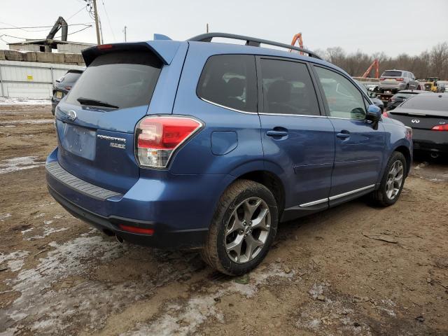 JF2SJAWC6HH436220 - 2017 SUBARU FORESTER 2.5I TOURING BLUE photo 3