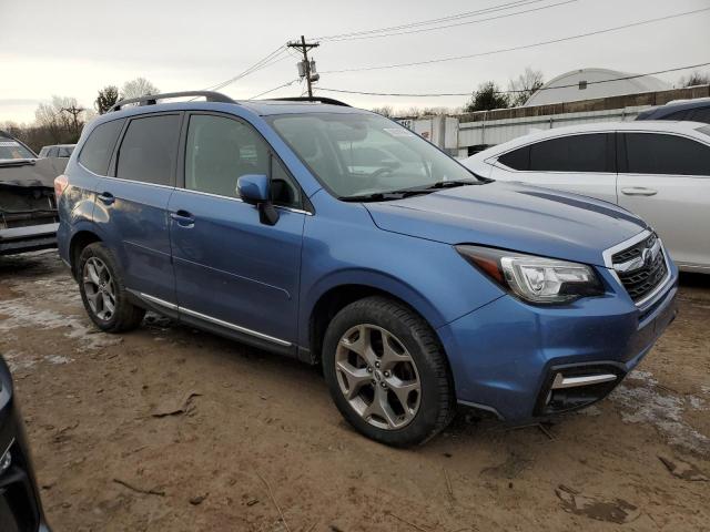 JF2SJAWC6HH436220 - 2017 SUBARU FORESTER 2.5I TOURING BLUE photo 4