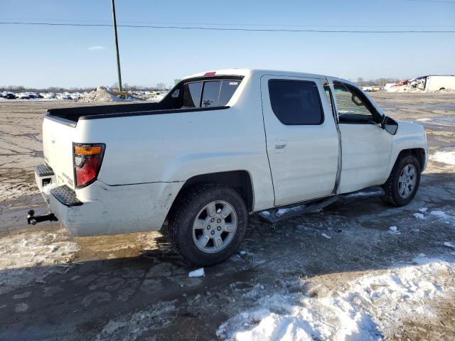 2HJYK16586H503149 - 2006 HONDA RIDGELINE RTL WHITE photo 3