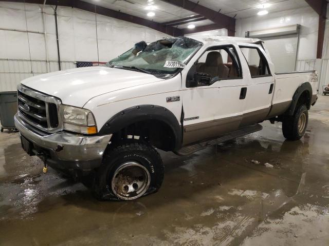 1FTSW31F42ED34758 - 2002 FORD F350 SRW SUPER DUTY WHITE photo 1