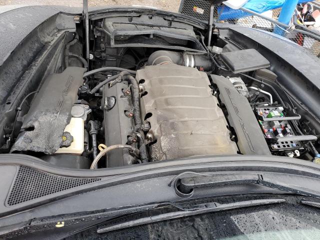 1G1YB2D78E5104481 - 2014 CHEVROLET CORVETTE STINGRAY 1LT GRAY photo 11