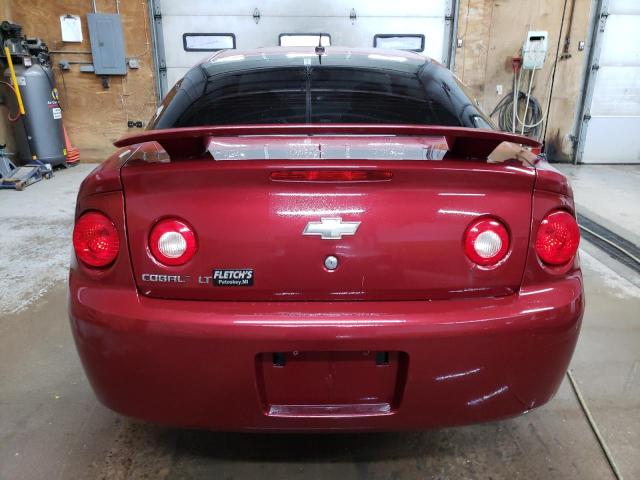 1G1AT18H197136727 - 2009 CHEVROLET COBALT LT RED photo 6