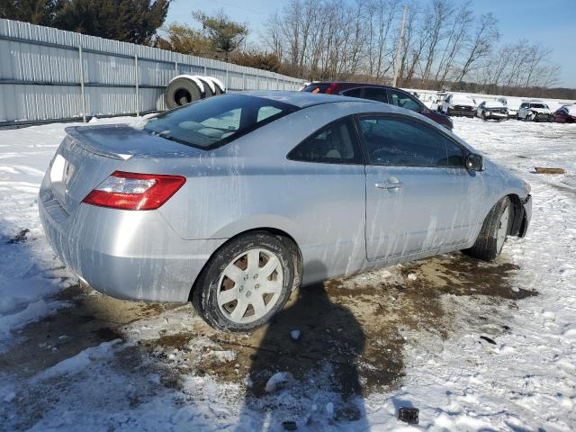 2HGFG12667H555023 - 2007 HONDA CIVIC LX SILVER photo 3