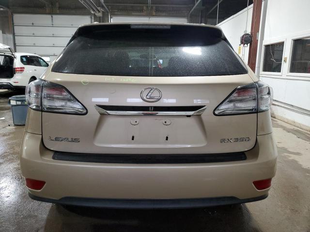 2T2BK1BA4AC055004 - 2010 LEXUS RX 350 TAN photo 6