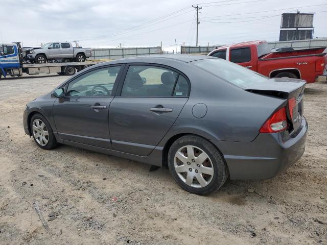 2HGFA16559H368720 - 2009 HONDA CIVIC LX GRAY photo 2