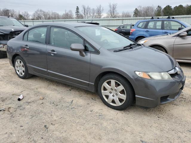 2HGFA16559H368720 - 2009 HONDA CIVIC LX GRAY photo 4