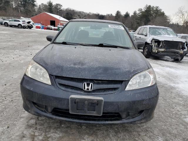 2HGES16645H568466 - 2005 HONDA CIVIC LX BLACK photo 5