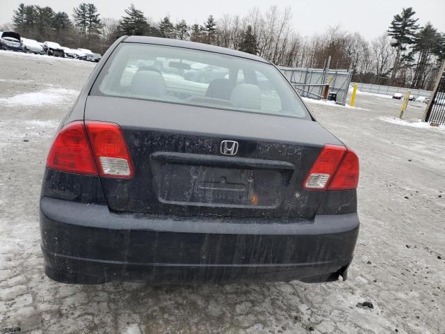 2HGES16645H568466 - 2005 HONDA CIVIC LX BLACK photo 6