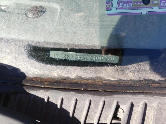 1Y1SK52842Z400270 - 2002 CHEVROLET GEO PRIZM BASE SILVER photo 12