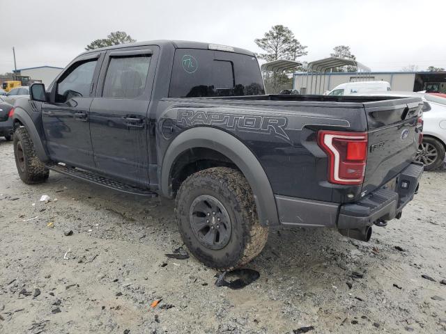 1FTFW1RG8HFC49671 - 2017 FORD F150 RAPTOR BLACK photo 2