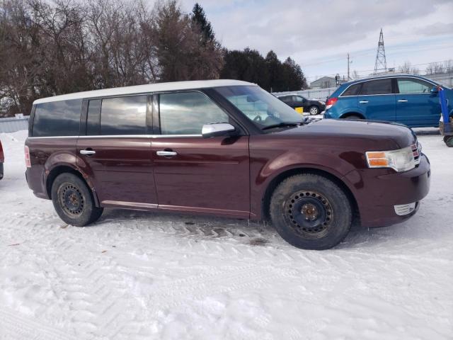 2FMGK5DC8ABA62560 - 2010 FORD FLEX LIMITED BURGUNDY photo 4