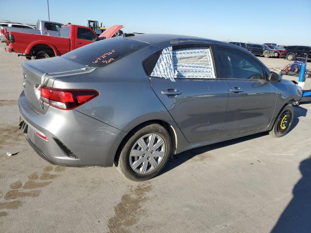 3KPA24AD4ME428691 - 2021 KIA RIO LX GRAY photo 3