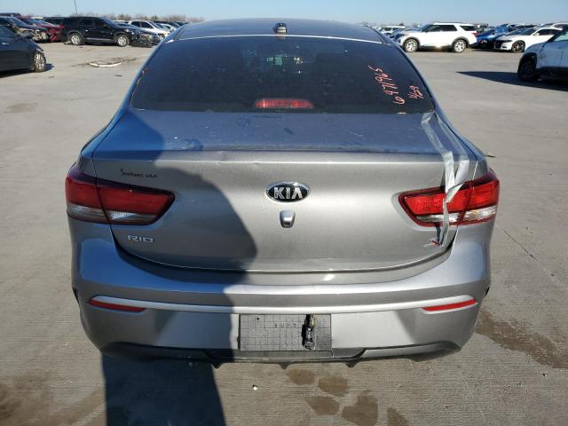 3KPA24AD4ME428691 - 2021 KIA RIO LX GRAY photo 6