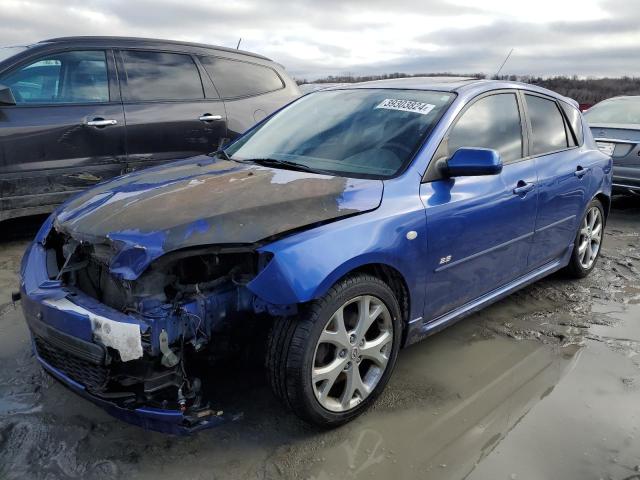 JM1BK343X71665291 - 2007 MAZDA 3 HATCHBACK BLUE photo 1