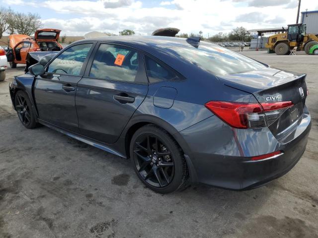 2HGFE2F56NH564847 - 2022 HONDA CIVIC SPORT GRAY photo 2