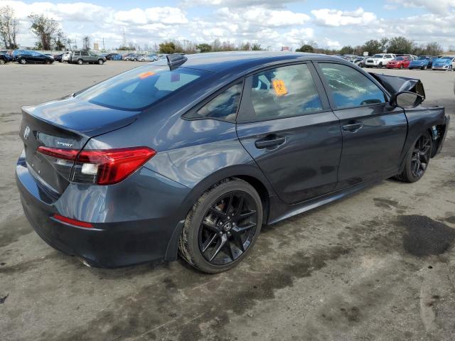 2HGFE2F56NH564847 - 2022 HONDA CIVIC SPORT GRAY photo 3