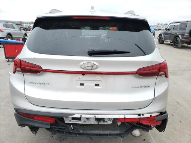 KM8S5DA16MU013628 - 2021 HYUNDAI SANTA FE LIMITED SILVER photo 6